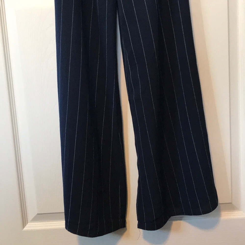 NWT Navy Blue/White off shoulder jumpsuit small - Picture 5 of 8